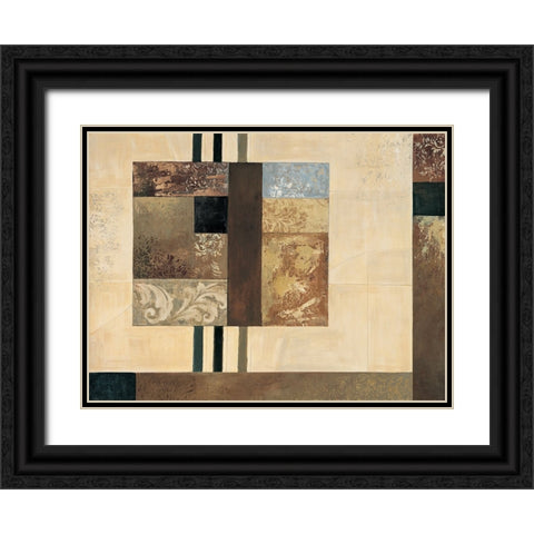 Advantage I Black Ornate Wood Framed Art Print with Double Matting by Sanderson, Paul