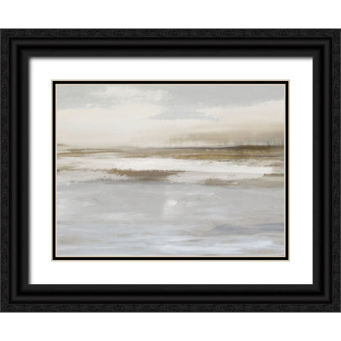 Horizon Light II Black Ornate Wood Framed Art Print with Double Matting by Springer, Rachel