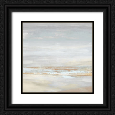 Horizon Light III Black Ornate Wood Framed Art Print with Double Matting by Springer, Rachel