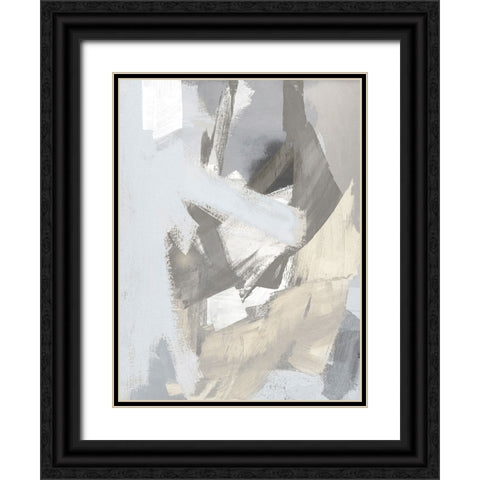 Layers IV Black Ornate Wood Framed Art Print with Double Matting by Springer, Rachel