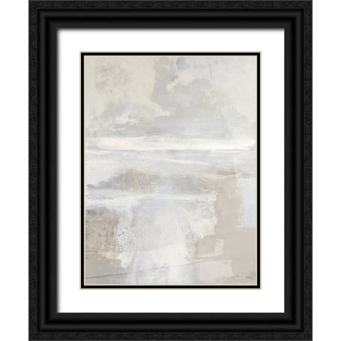 Open Space III Black Ornate Wood Framed Art Print with Double Matting by Springer, Rachel