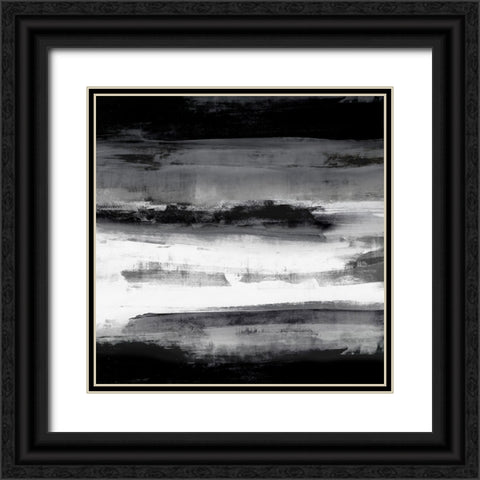 Midnight Passage II Black Ornate Wood Framed Art Print with Double Matting by Messina, Jake