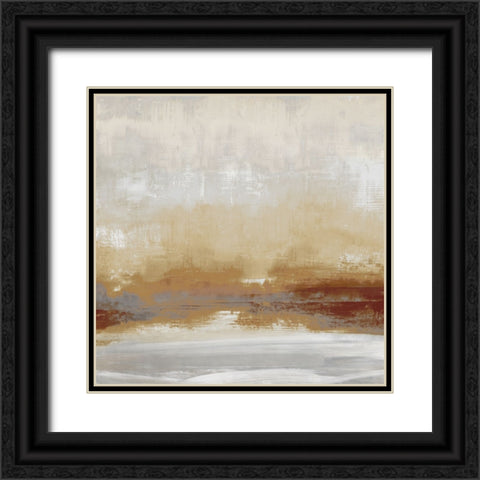 Unify Amber II Black Ornate Wood Framed Art Print with Double Matting by Messina, Jake