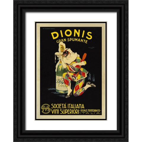 Dionis, 1925 ca. Black Ornate Wood Framed Art Print with Double Matting by Codognato, Plinio