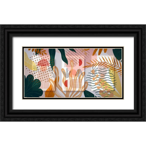 Garden Elements 431 Black Ornate Wood Framed Art Print with Double Matting by Bolokofsky, Ronald