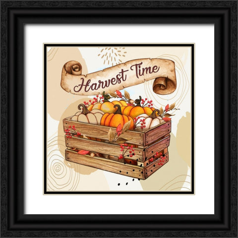 Harvest Time 159 Black Ornate Wood Framed Art Print with Double Matting by Bolokofsky, Ronald