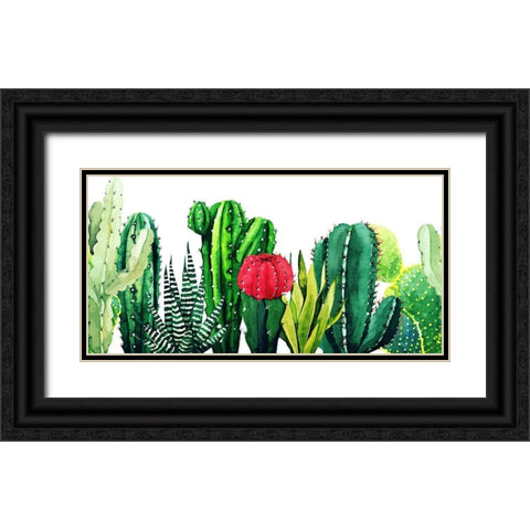 Tucson Garden 598 Black Ornate Wood Framed Art Print with Double Matting by Bolokofsky, Ronald