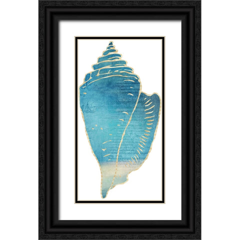 Salty Ocean Black Ornate Wood Framed Art Print with Double Matting by Phillip, Jamie
