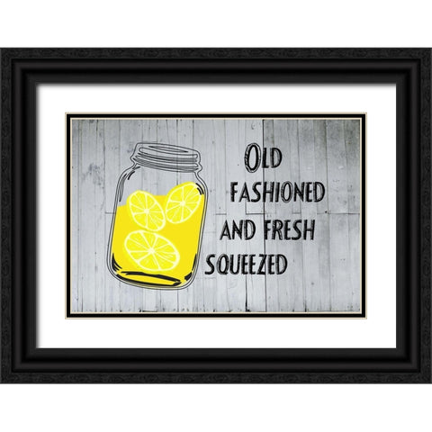 Lemons Black Ornate Wood Framed Art Print with Double Matting by Phillip, Jamie