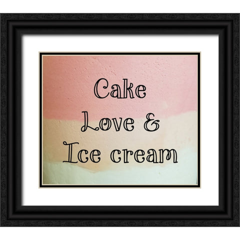 All Things Sweet 1 Black Ornate Wood Framed Art Print with Double Matting by Phillip, Jamie