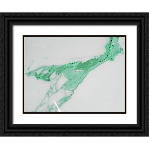 Tribe Aqua Black Ornate Wood Framed Art Print with Double Matting by Phillip, Jamie