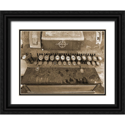 Money Machine Black Ornate Wood Framed Art Print with Double Matting by Phillip, Jamie