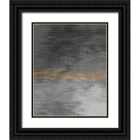 Night And Gold Black Ornate Wood Framed Art Print with Double Matting by Phillip, Jamie
