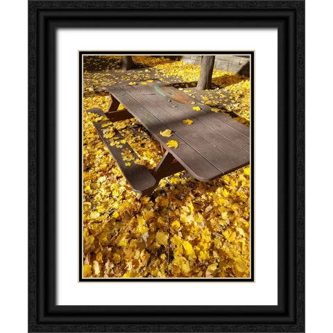 Silent Nature 6 Black Ornate Wood Framed Art Print with Double Matting by Phillip, Jamie