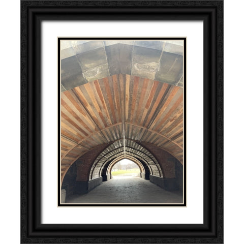 Tunnel Black Ornate Wood Framed Art Print with Double Matting by Phillip, Jamie