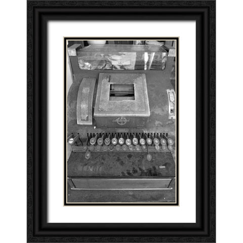Cash Register Black Ornate Wood Framed Art Print with Double Matting by Phillip, Jamie