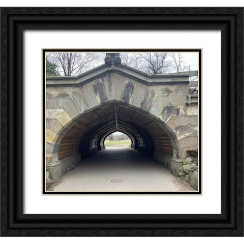 Prospect Tunnel 2 Black Ornate Wood Framed Art Print with Double Matting by Phillip, Jamie