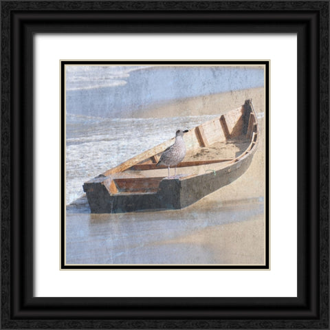 Bay Bird 1 Black Ornate Wood Framed Art Print with Double Matting by Phillip, Jamie