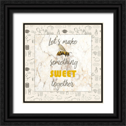 Romantic Chefs 2 Black Ornate Wood Framed Art Print with Double Matting by Phillip, Jamie