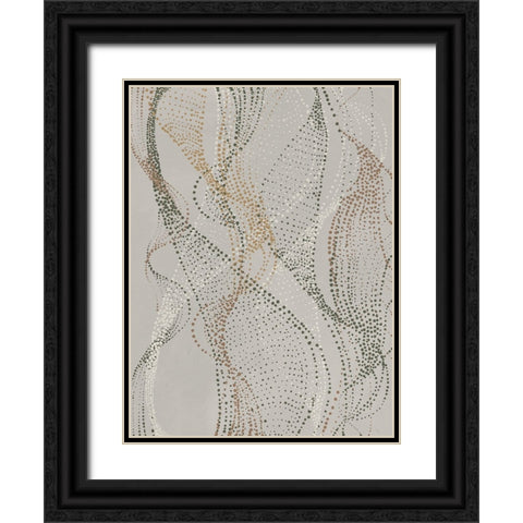 Fluid Black Ornate Wood Framed Art Print with Double Matting by Urban Road