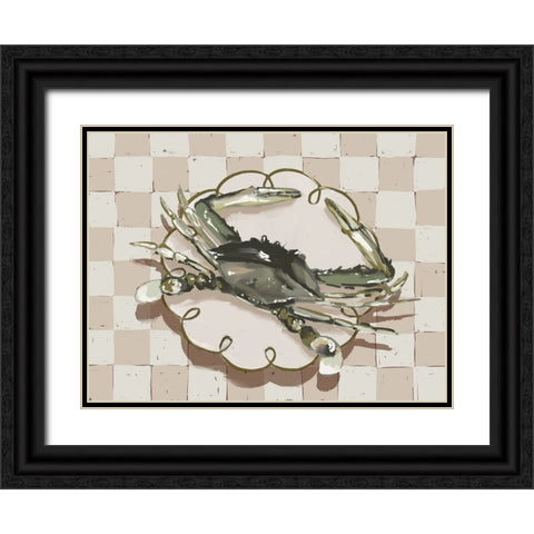 Late Lunch Neutral Black Ornate Wood Framed Art Print with Double Matting by Urban Road