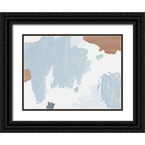 Cloudy Black Ornate Wood Framed Art Print with Double Matting by Urban Road