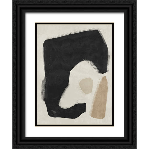 Easy Does It Black Black Ornate Wood Framed Art Print with Double Matting by Urban Road