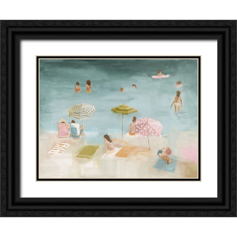 Vacation Mood Black Ornate Wood Framed Art Print with Double Matting by Urban Road