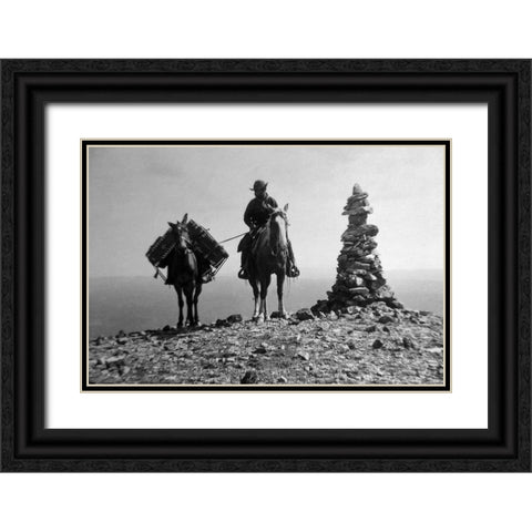 Photo of William Henry Jackson Black Ornate Wood Framed Art Print with Double Matting by Vintage Photography