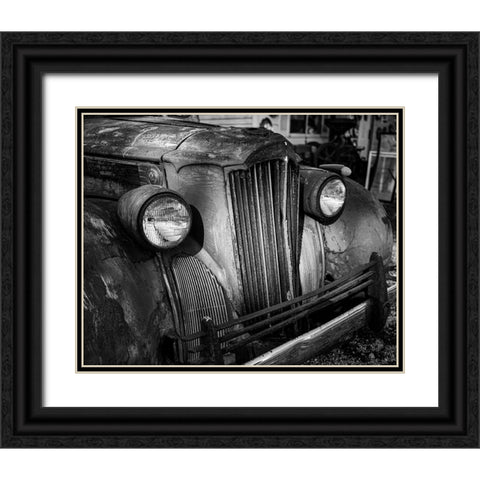 Old-Rusted Truck Black Ornate Wood Framed Art Print with Double Matting by Highsmith, Carol