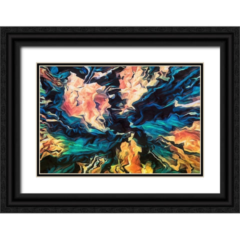Cygnus x - 1 Black Ornate Wood Framed Art Print with Double Matting by Alpenglow Workshop