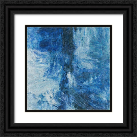 Distressed Jeans I Black Ornate Wood Framed Art Print with Double Matting by Alpenglow Workshop