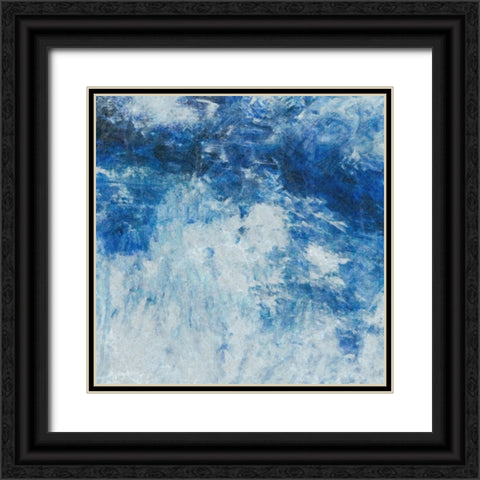 Distressed Jeans III Black Ornate Wood Framed Art Print with Double Matting by Alpenglow Workshop