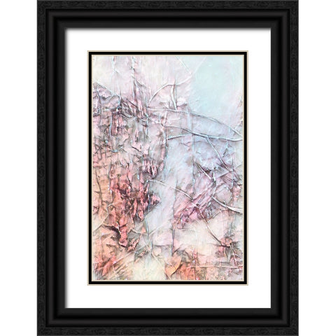 Pearlescent Black Ornate Wood Framed Art Print with Double Matting by Alpenglow Workshop