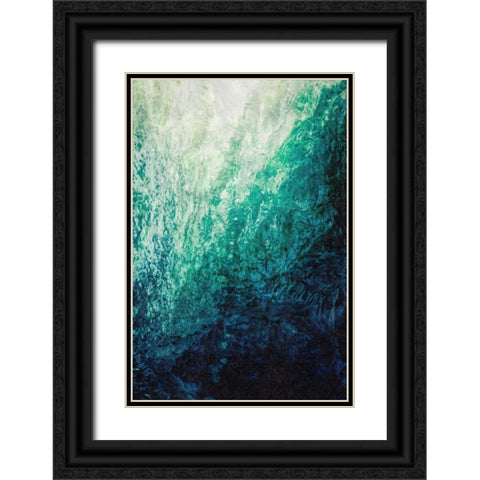 Under the Wave Black Ornate Wood Framed Art Print with Double Matting by Alpenglow Workshop