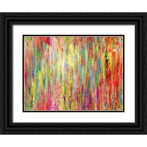 Variegated Strands Black Ornate Wood Framed Art Print with Double Matting by Alpenglow Workshop