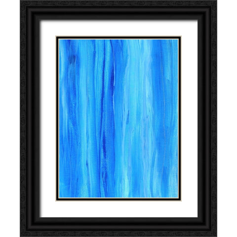 Waters Edge Black Ornate Wood Framed Art Print with Double Matting by Alpenglow Workshop