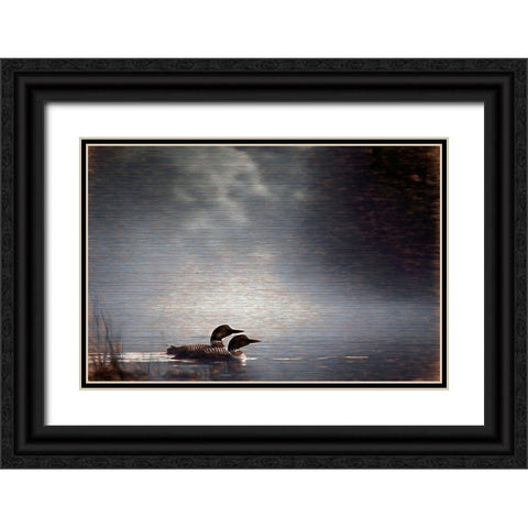 By Your Side Black Ornate Wood Framed Art Print with Double Matting by Alpenglow Workshop