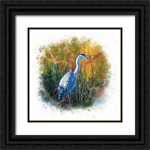 Patiently Waiting Black Ornate Wood Framed Art Print with Double Matting by Alpenglow Workshop