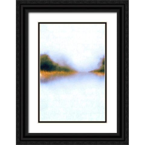 Early Morning Vista I Black Ornate Wood Framed Art Print with Double Matting by Alpenglow Workshop
