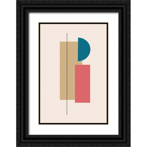 Ordered Alignment II Black Ornate Wood Framed Art Print with Double Matting by Alpenglow Workshop