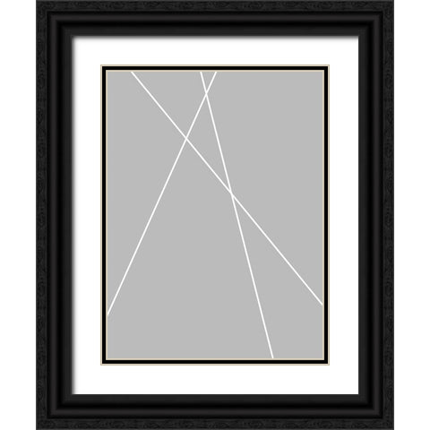 Pickup Sticks I Black Ornate Wood Framed Art Print with Double Matting by Alpenglow Workshop