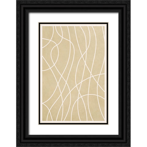 Spaghetti Strands I Black Ornate Wood Framed Art Print with Double Matting by Alpenglow Workshop
