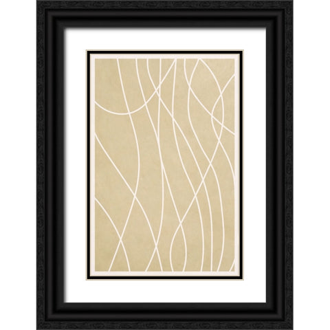 Spaghetti Strands II Black Ornate Wood Framed Art Print with Double Matting by Alpenglow Workshop