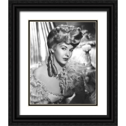 Andrea King, My Wild Irish Rose Black Ornate Wood Framed Art Print with Double Matting by Vintage Hollywood Archive