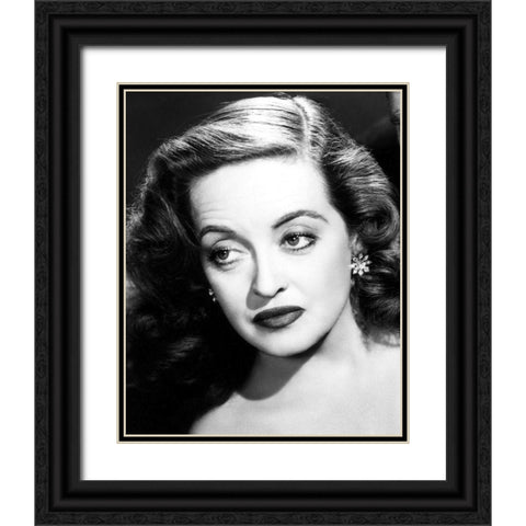 Bette Davis in All About Eve, 1950 Black Ornate Wood Framed Art Print with Double Matting by Vintage Hollywood Archive