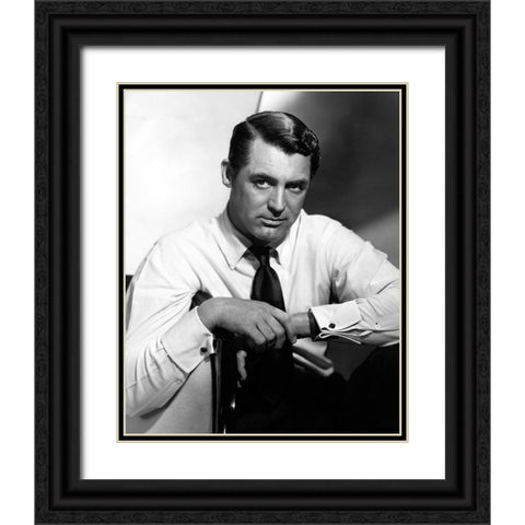 Cary Grant, 1941 Black Ornate Wood Framed Art Print with Double Matting by Vintage Hollywood Archive