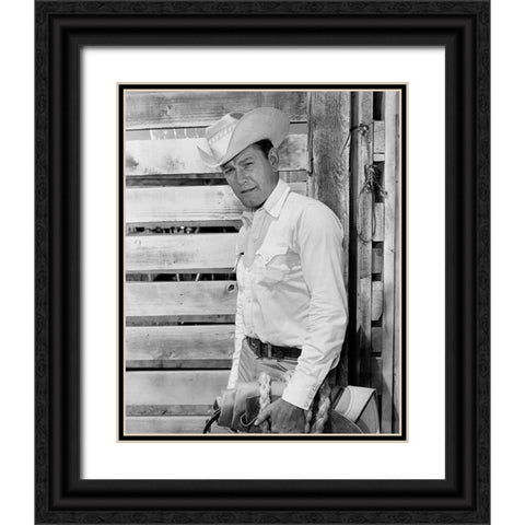 Earl Holliman, The Wide Country Black Ornate Wood Framed Art Print with Double Matting by Vintage Hollywood Archive