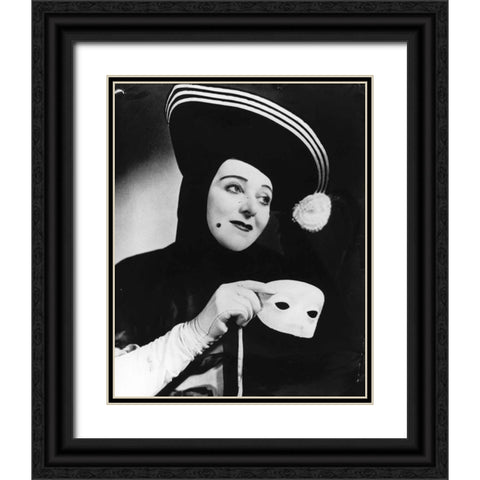 Evelyn Gardiner, The DOyly Carte Opera Company, 1936 Black Ornate Wood Framed Art Print with Double Matting by Vintage Hollywood Archive
