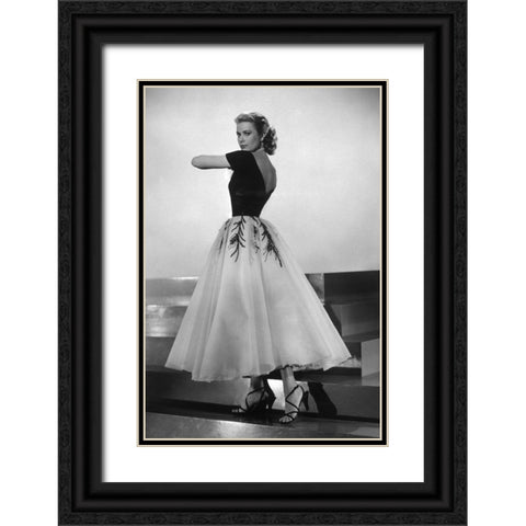 Grace Kelly, Rear Window, 1954 I Black Ornate Wood Framed Art Print with Double Matting by Vintage Hollywood Archive